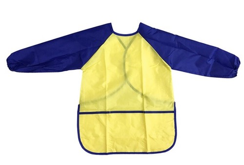 Waterproof Art Smock long sleeve kids painting shirt paint apron school - L - Picture 2 of 5