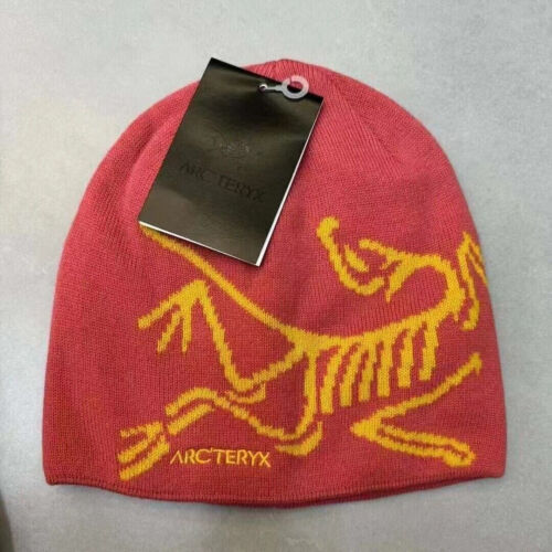 New Arcteryx Bird Head Black Toque Beanie Hat Orca black Merino wool Knitted Cap - Zdjęcie 13 z 16
