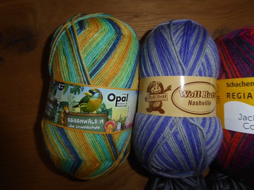 500 g Sockenwolle Wollpaket Opal, Butt, Regia - Bild 2 von 4