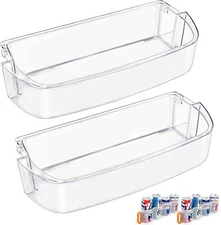 2X WPW10710203 Refrigerator Door Bin Fit Whirlpool Kenmore Door Shelf W10710203