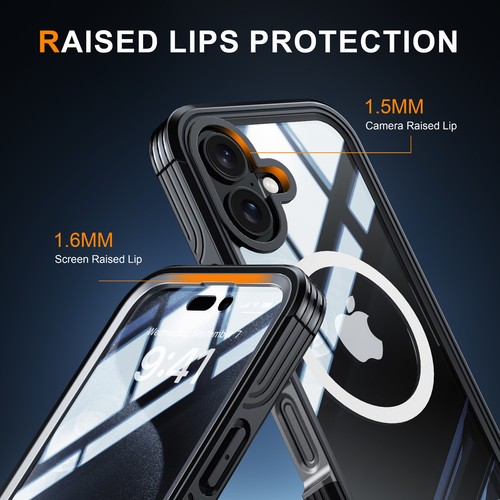 For iPhone 16 15 14 Pro Max 16e 13 12 +Heavy Duty 360 Full Shockproof Case Cover - Picture 44 of 132