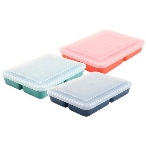 3 Pcs Large Capacity Meal Prep Container Compartment Food Student - Picture 10 of 12