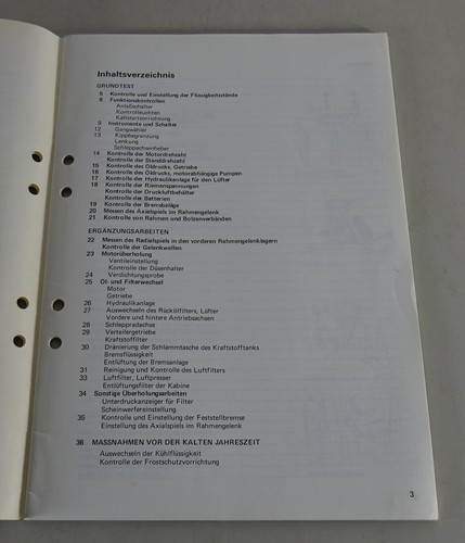 Manual de Taller / Wartungsinspektionen Volvo Bm Dumper 5350 Stand 07/1983 - Imagen 2 de 3