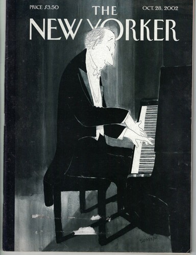 2002 New Yorker October 28 - Paderewski Revisited at Carnegie Hall by Sempe