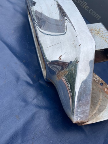 1965 Cadillac PS RH Rear Bumper End Tail light Chrome Trim Used Deville Calais - Picture 9 of 20