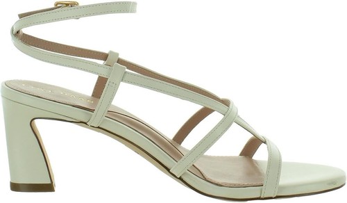 Cole Haan Amber Ivory Leather Ankle Strap Rounded Open Toe Block Heeled Sandals - Bild 3 von 3