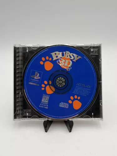 Bubsy 3D (Sony Playstation 1/PS1/PSOne) - NO MANUAL OR FRONT OF CASE TESTED!!
