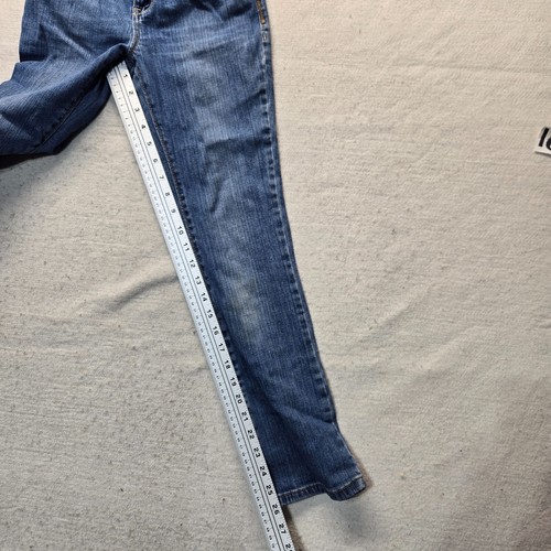 Old Navy Jeans Kicker Bootcut Zip Fly Dark Wash Denim Blue Youth Girls's Size 10 - Picture 7 of 10