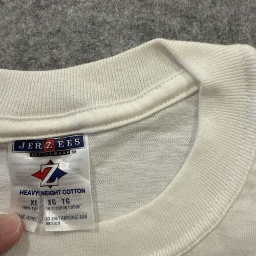 Vintage Jerzees Harlem NY Graphic Tee T-shirt X-large Men 90s - Picture 3 of 7