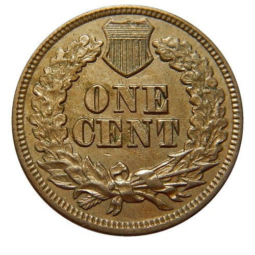Indian Head Cent/Penny 1863 unzirkuliert postfrisch staatlich Sammlermünze - Bild 2 von 2