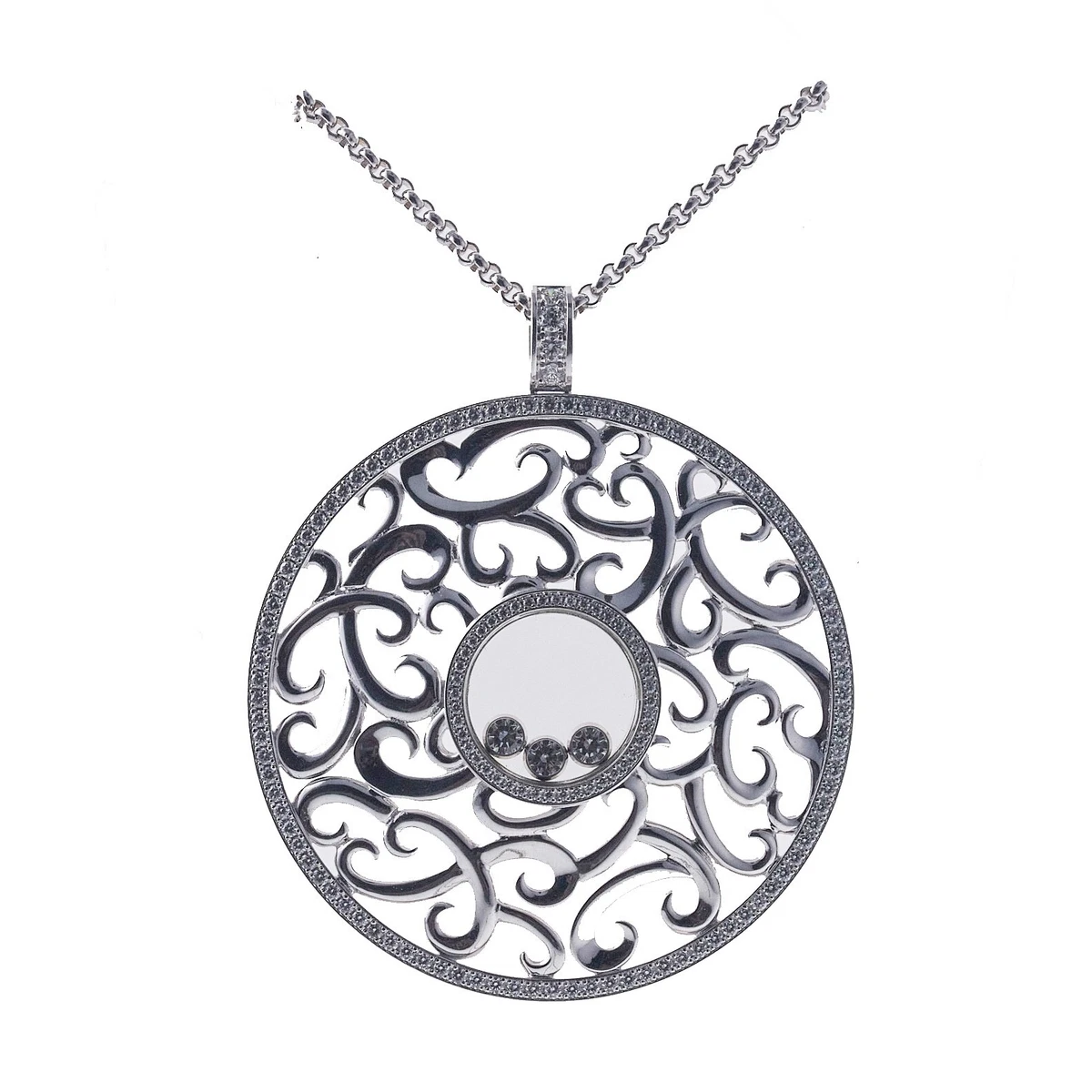 chopard circle necklace
