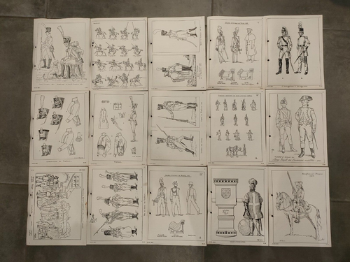 34 SCFH Military Uniform Boards No. 399 to 447 1962-63 - Picture 2 of 3