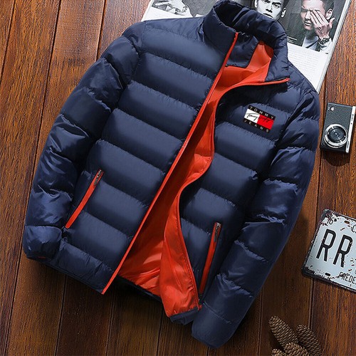 Mens Quilted Padded Puffer Jacket Casual Zip-Up-Winter/Warm Coats Outwear - Picture 27 of 55