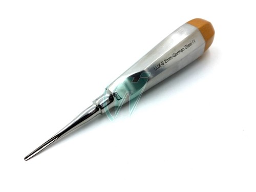 GERMAN 2MM STRAIGHT & CURVED DENTAL SURGERY EXTRACTION LUXATING ELEVATORS - Picture 3 of 12