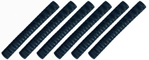 Professional Replacement Cricket Bat Grip Black Diamond ( Black, Pack of 6 ) - Picture 2 of 4