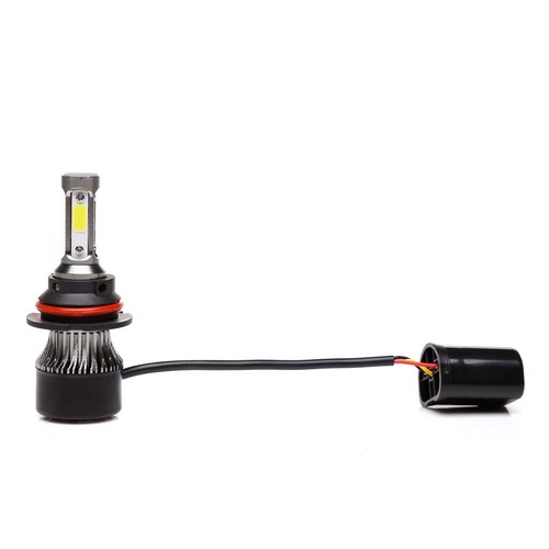 2-Side LED Headlight H4 H7 Bulbs Kit Hi-Lo Beam 6000K Xenon White Super Bright - Picture 15 of 16