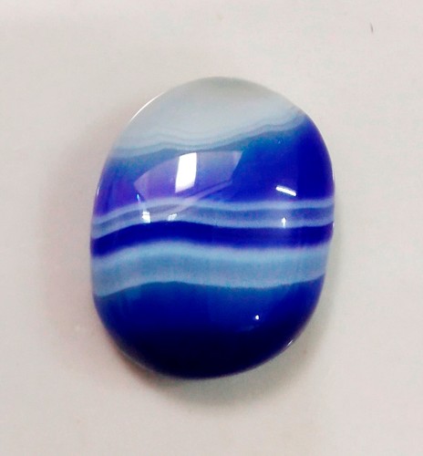 Natural Blue Lake Untreated Unheated Oval Shape Cabochon Loose Gemstone - Picture 13 of 26