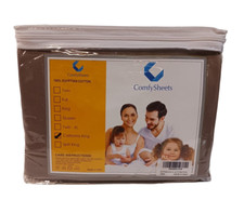 Comfy Sheets Egyptian Cotton 600-TC California King Sheets 4 Piece Set - BROWN