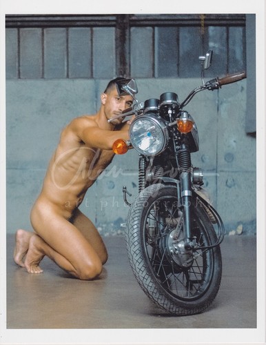 Alan Lyon Original Male Photo gay interest (20) Mick motorcycle - 第 2/2 張圖片