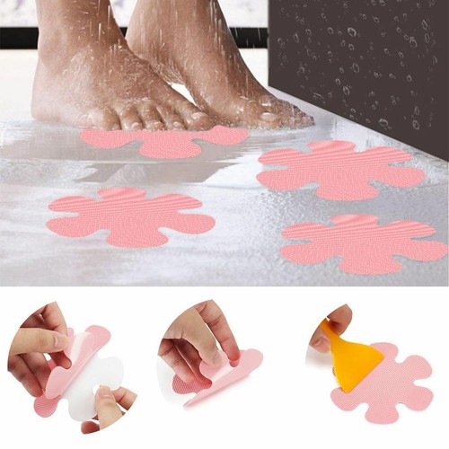 20/40Pcs Flower Safety Treads Non-Slip Applique Stickers Bathtub Mat Bath Strip - Picture 6 of 17
