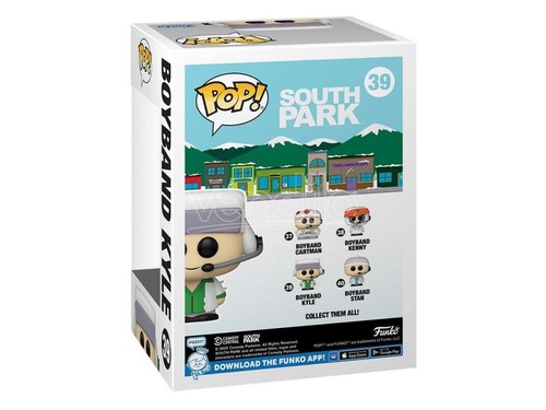 South Park 20th Anniversary Pop! Tv Vinile Figura Boyband Kyle 9 Cm Funko - Imagen 3 de 3