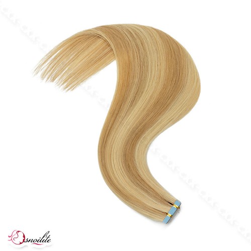 60 Stück Tape in Hair Extensions 100% Remy Echthaar Haarverlängerung Weft Tresse - Bild 20 von 67