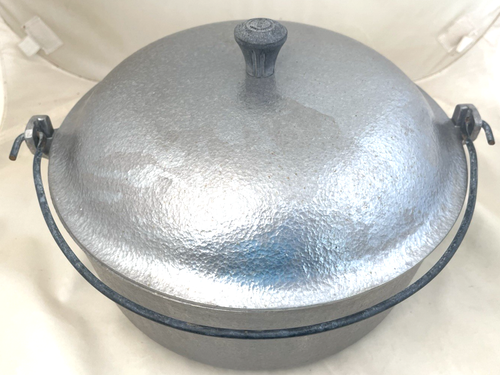 VTG 4.5 Quart Hammered Club Aluminum Hammercraft Dutch Oven Pot w/Lid Camping - Picture 2 of 14