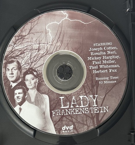 Lady Frankenstein 1972 (DVD, 2002) Joseph Cotten Pre-owned FREE Shipping/Canada - Picture 2 of 4