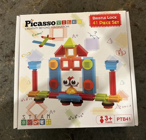 PICASSOTILES Creativity Beyond Imagination Steam41pc BristleLock Building Blocks - Picture 1 of 2