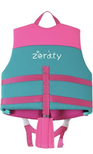 Schwimmweste Schwimmweste mit verstellbarem Sicherheitsgurt Alter 1-9 Jahre/22-50 Pfund - Bild 5 von 5