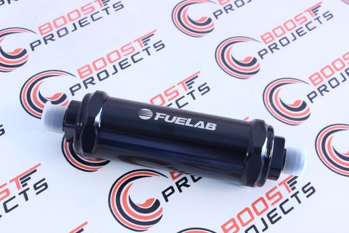Fuelab 828 Series Inline Fuel Filter Inlet -10 AN / Outlet -10 AN 82833-1 - Picture 3 of 12