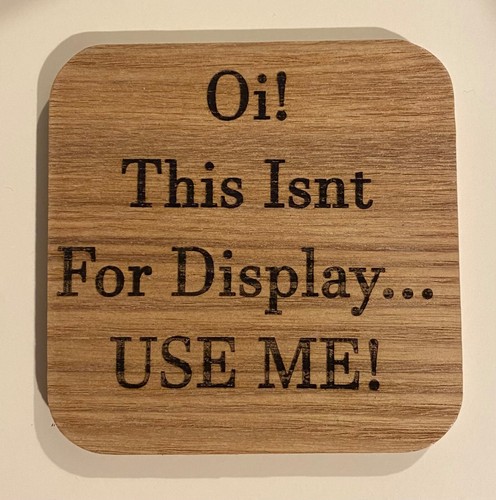 4 Funny Rude Coaster Drinks Mats for those with YOUR Sense of humour - Picture 2 of 4