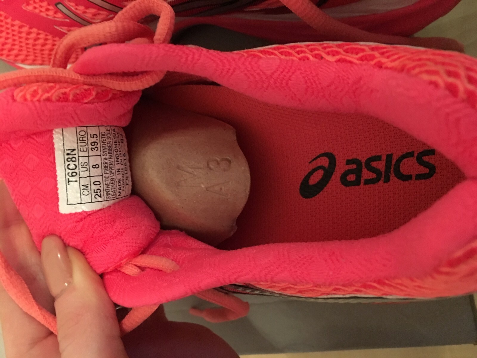 Asics Asics Asics Womens Gel-Cumulus 18 Running Trainers UK 6 EU 39.5 Pink Coral WORN ONCE e13c04 Asics Asics Asics Womens Gel-Cumulus 18 Running Trainers UK 6 EU 39.5 Pink Coral WORN ONCE e13c04