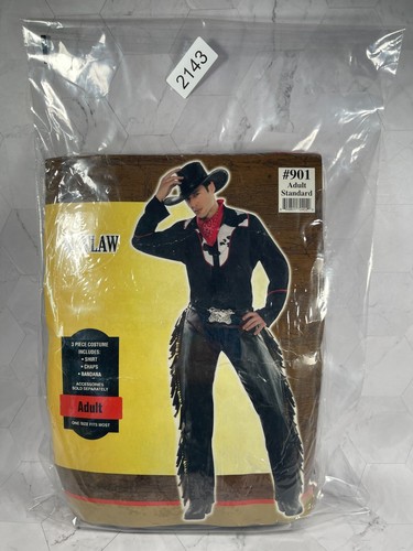 Outlaw Cowboy Sheriff Erwachsenen Kostüm Cosplay Rollenspiel Halloween - Bild 7 von 7