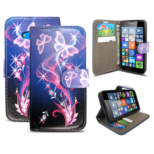 Case For Microsoft Lumia 950XL 650 640 550 Flip Wallet Card Holder Leather Cover - Picture 16 of 35