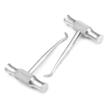 2 Pcs Cross Bar Dental Root Elevator Winter Blade 14l & 14r