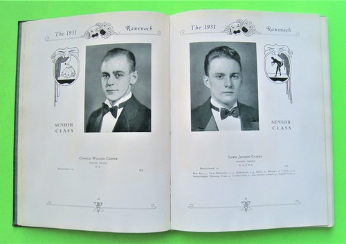 1931 ROANOKE COLLEGE YEARBOOK "The Rawenoch" SALEM VIRGINIA vg++ - Imagen 10 de 12