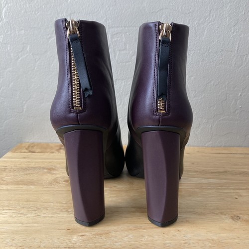 Women’s Cabi Bisset Booties Leather Ankle Black Veno Colorblock Size 10M - Picture 5 of 17