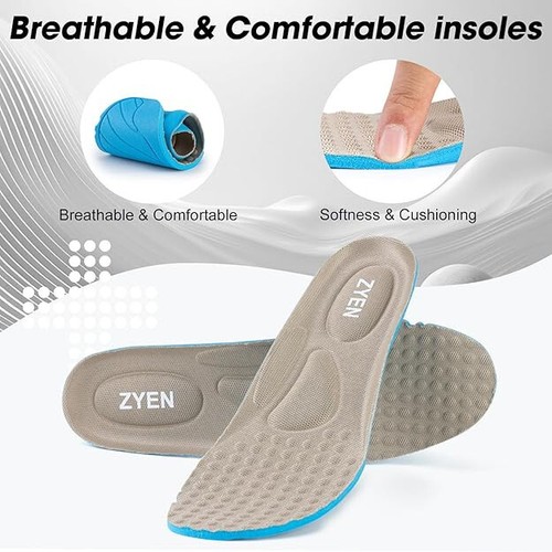 NEW MEN'S SIZE 14 ZYEN Slip On Loafers for Men Arch Support Casual Shoes Comfort - Picture 2 of 6