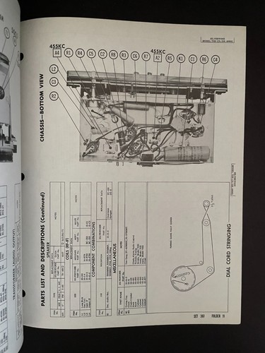 SAMS Photofacts Vintage Radios Silvertone Brand - YOU CHOOSE MODEL - Zdjęcie 13 z 65