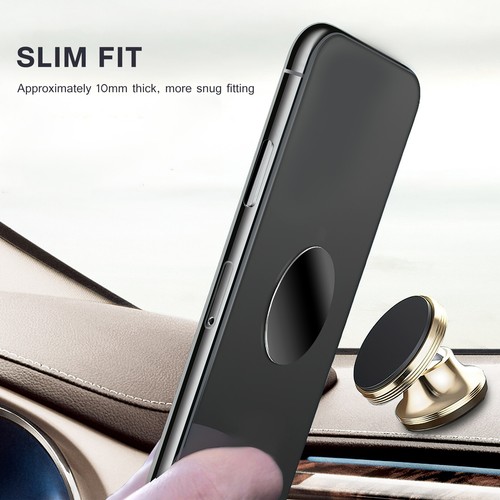12PCS Plaque Métal Auto-Adhésive Ronde Rectangle Support Téléphone Portable Plaque Voiture - Photo 11 sur 12