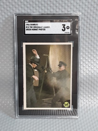 1966 Donruss Green Hornet Photos SGC LOT! #1 SGC 2#9 SGC 6 #15 #37 #39 SGC 6.5 - Picture 8 of 11
