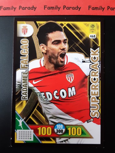 Radamel Falcao 468 SuperCrack Monaco Card Panini Adrenalyn Foot Ligue 1 2017-18