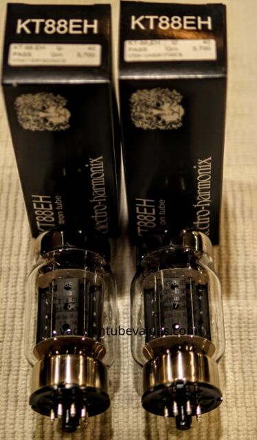 PAIR Electro Harmonix Factory Matched KT88 KT88EH Vacuum Tubes 24hr Burn-in