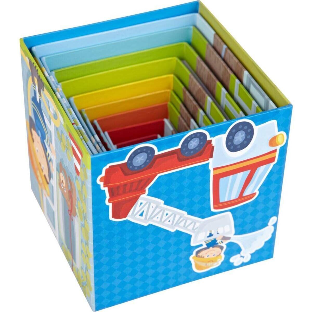Haba 304238 Stapelwürfel Feuerwehr