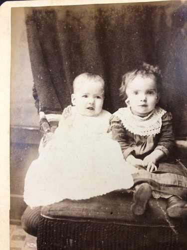 Plymouth & Argos Cabinet Card Antique Photograph Photo Baby Toddler Dress Girl - Picture 3 of 7