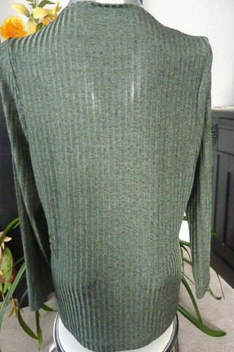 Oberteil Shirt im Materialmix mit bedruckter Vorderseite Gr. 40 Marke Paola - Bild 2 von 7