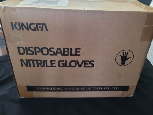 Large Disposable blue nitrile gloves / 1 CASE - 1000 PCS