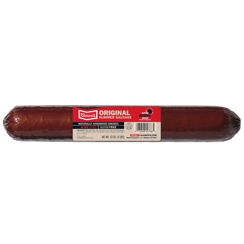Wisconsin Hardwood Smoked Summer Sausage - 2 Pounds, Gluten-Free Delight - Picture 2 of 3