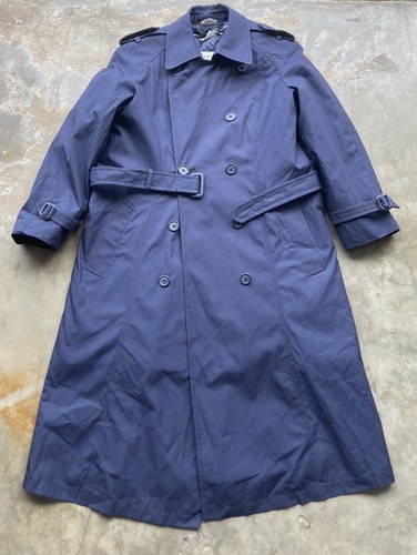 DSCP All Weather Navy Removeable Liner Trench Women 12S Coat Garrison - Picture 1 of 9